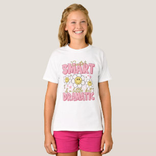 Smart, Little Bit Dramatic Girl's Tshirt