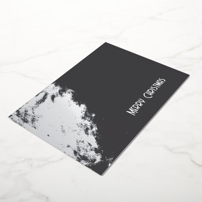 Smart Monochrome Gritty Brighty Christmas Light  (Rotated)