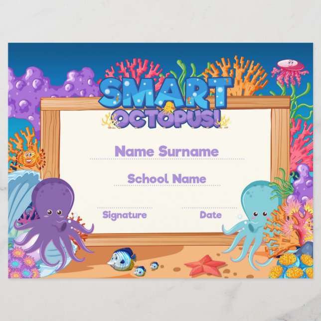 Smart Octopus Award (Front)