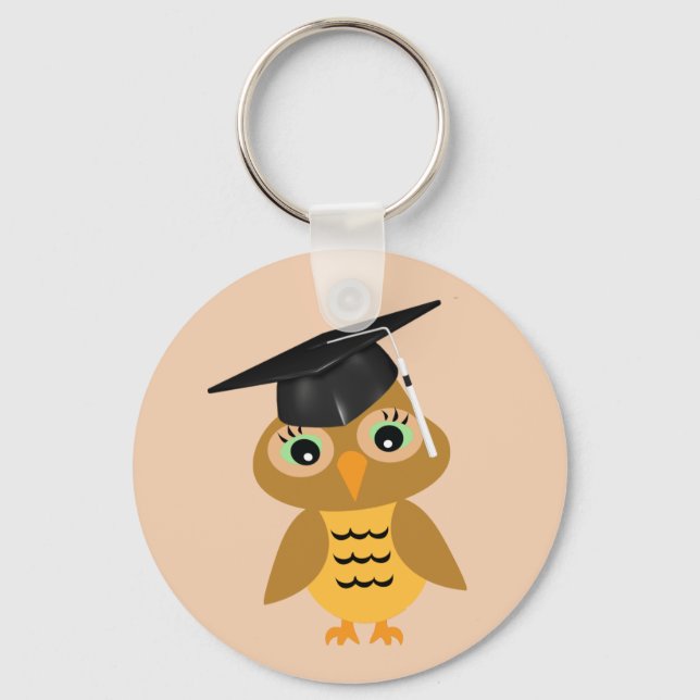 Smart Owl Graduate Key Ring (Front)
