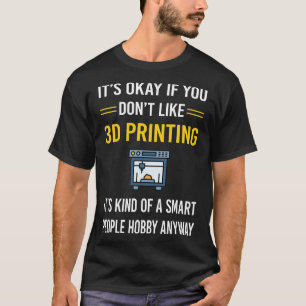 Smart People 3D Printing T-Shirt