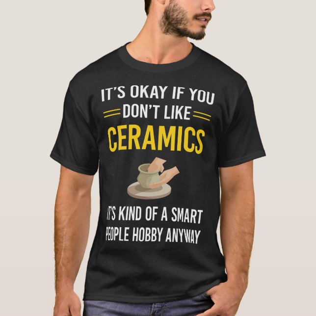 Smart People Ceramics T-Shirt (Front)
