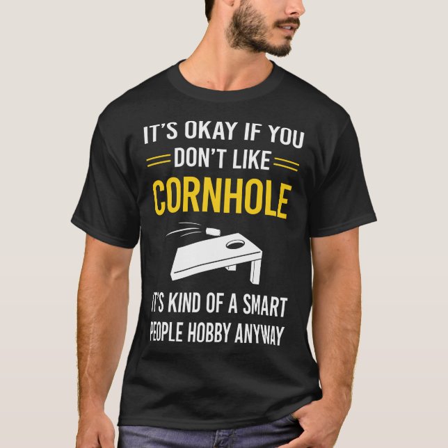 Smart People Cornhole T-Shirt (Front)