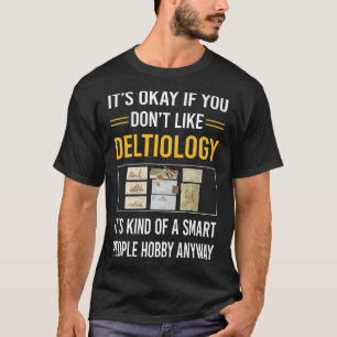 Smart People Deltiology Postcard Postcards T-Shirt