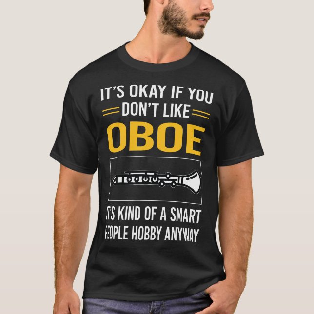 Smart People Oboe T-Shirt (Front)