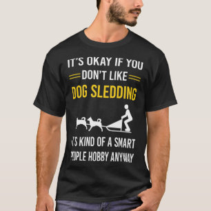 Smart People Sledding Sledging Sleighing T-Shirt