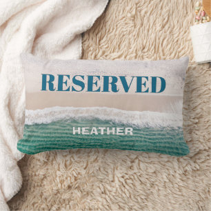 SMART! 🏖️ Personalised "Reserved" Beach Pillow
