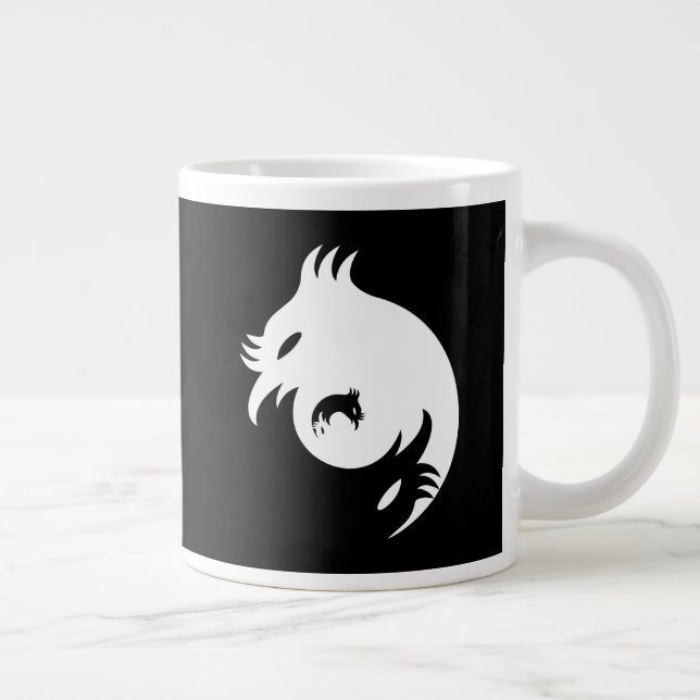 Smart Phoenix Large Coffee Mug (Right)