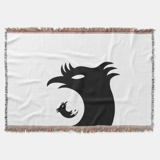 Smart Phoenix Throw Blanket (Front)