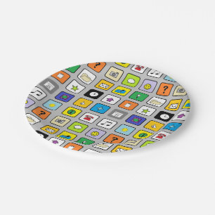 "Smart Phone" Paper Plates