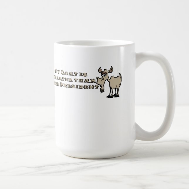 Smart Political Goat Coffee Mug (Right)