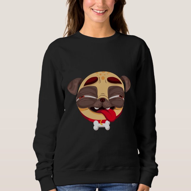Smart Pug Classic T-Shirt 742 Sweatshirt (Front)