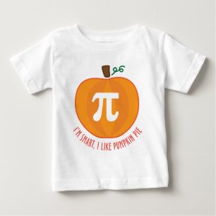 Smart Pumpkin Pie Baby T-Shirt
