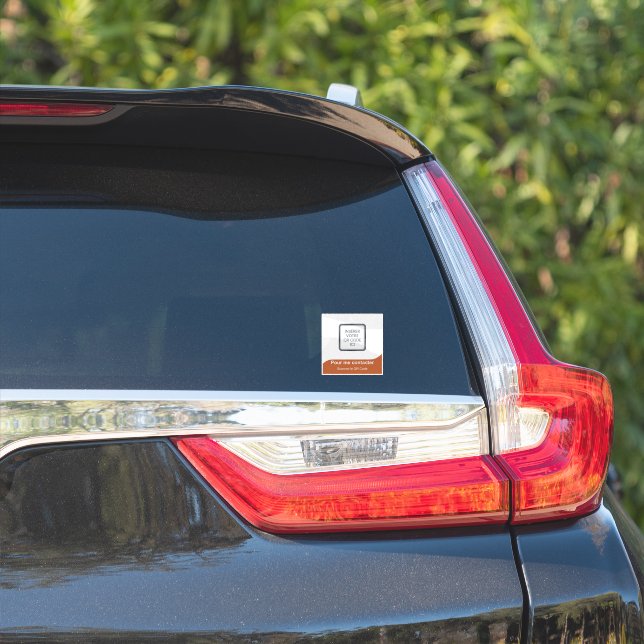 Smart QR Code Multi-Use Sticker (Car Side)