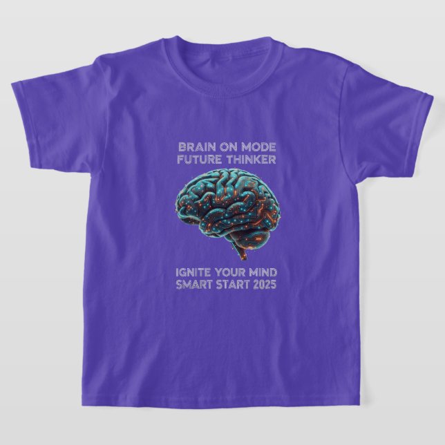 Smart Start 2025 "Ignite Your Mind" Kids School T-Shirt (Laydown)