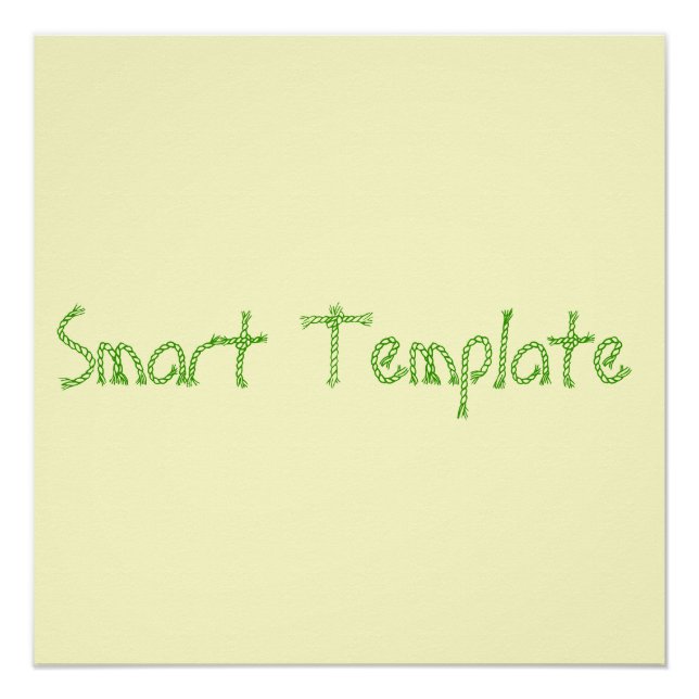 Smart Template Poster Template (Front)