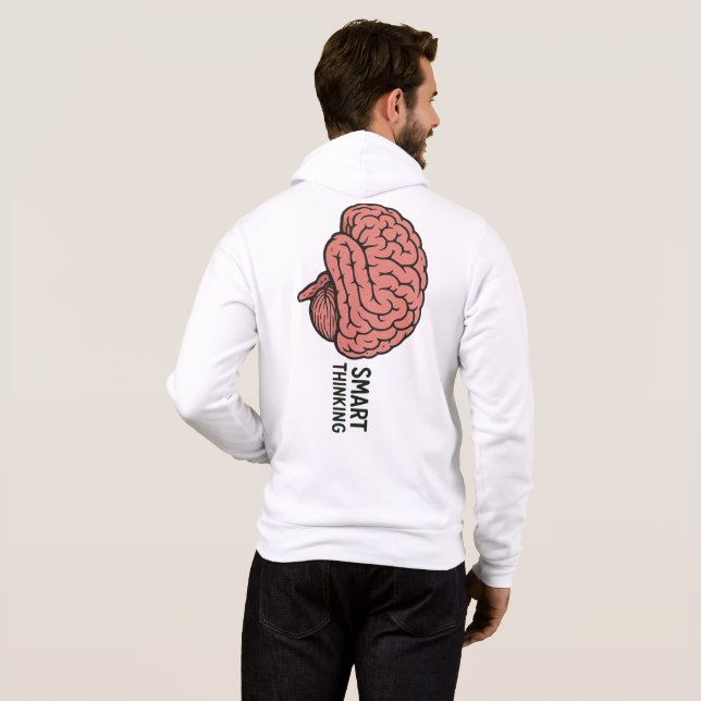 Smart Thinking The Power of the Brain Hoodie (Back Full)