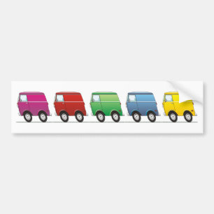 Smart Van Multiple Bumper Sticker