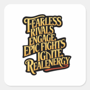 Smart Warriors Game Square Sticker