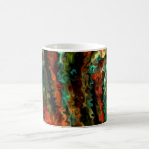 Smart Wavy Abstract Modern Art 45b.5 Coffee Mug