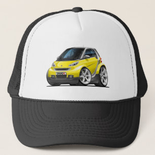 Smart Yellow Car Trucker Hat