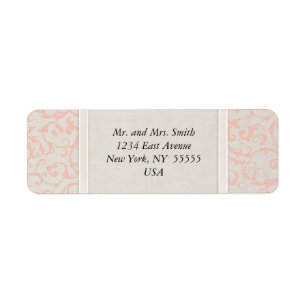 SmartElegance Coral Address Lables