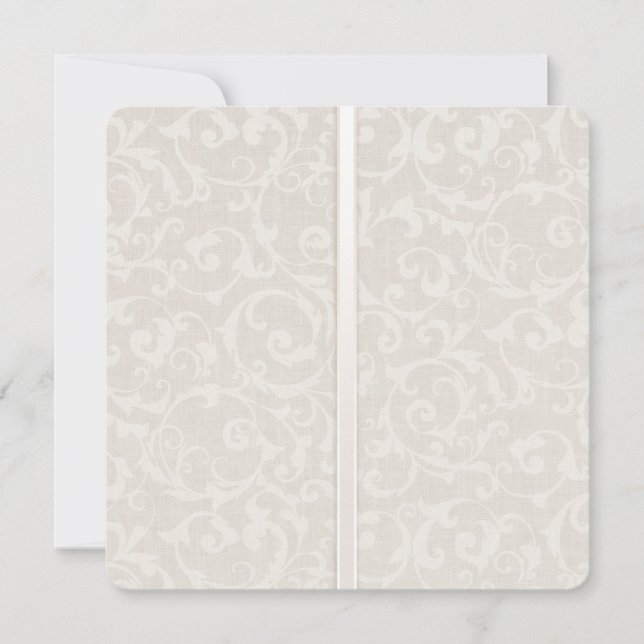 SmartElegance Grey Wedding collection Invitation (Front)