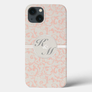 SmartElegance linen & Coral iPhone 13 Case