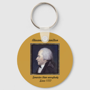Smarter than everybody keychain