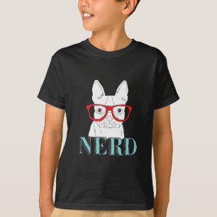 Smartest Boston Terrier Black and White Cute Puppy T-Shirt