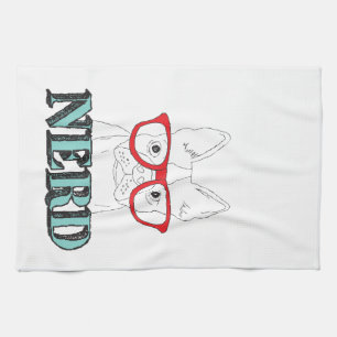 Smartest Boston Terrier Tea Towel