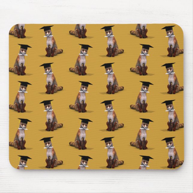 Smartest Fox In Town Mouse Pad (Front)