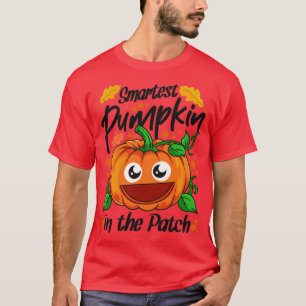 Smartest Pumpkin In The Patch Halloween T-Shirt