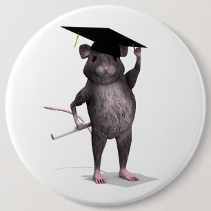 Smartest Rat In Town 6 Cm Round Badge