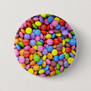 Smarties Background 6 Cm Round Badge