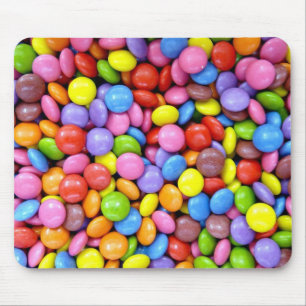 Smarties Background Mouse Pad