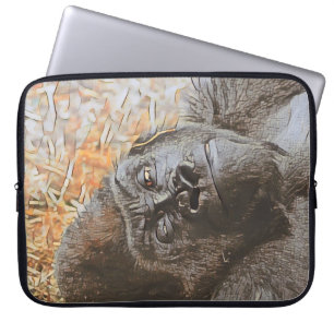 smartmix animal -gorilla 3 laptop sleeve