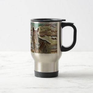smartmix animal- horse 2 travel mug