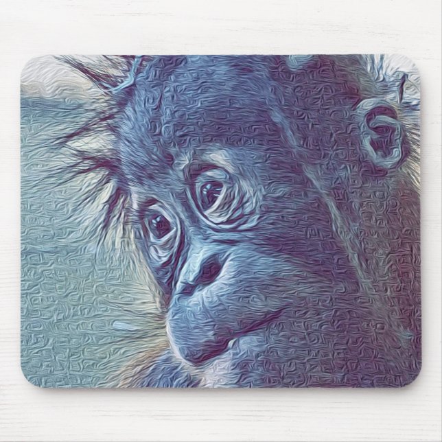 smartmix animal- orang baby mouse pad (Front)