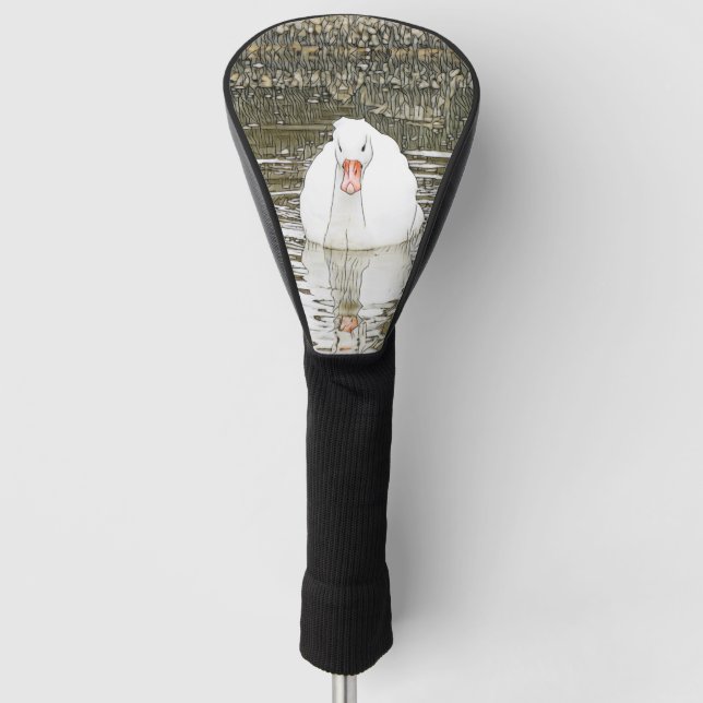 SmartMix Animal- Swan Golf Head Cover (Front)
