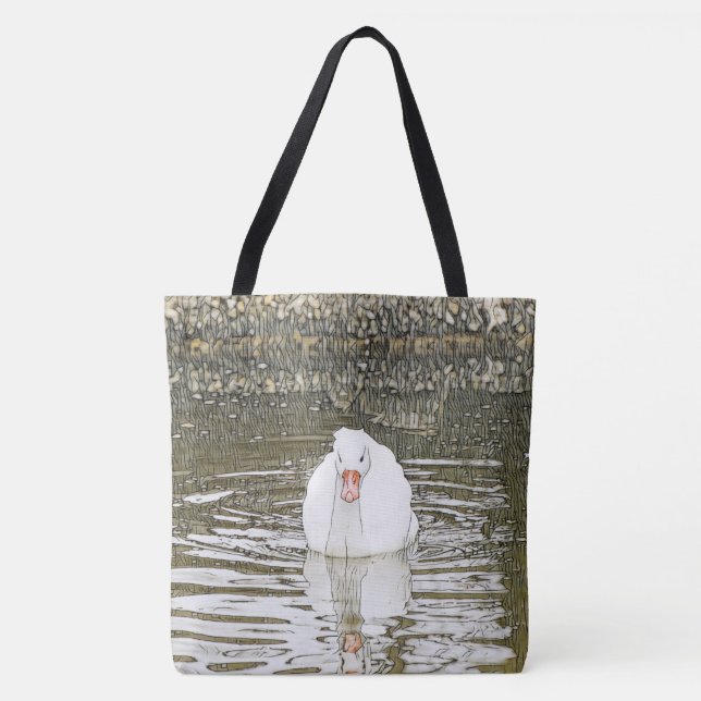 SmartMix Animal- Swan Tote Bag (Front)