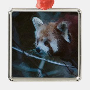 SmartMix Red Panda 1220 Metal Tree Decoration