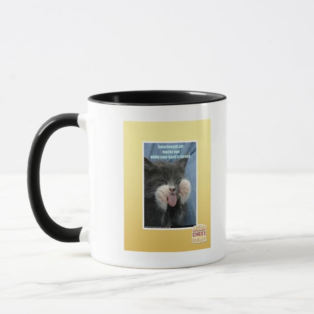 Smartmouth cat mug (Left)