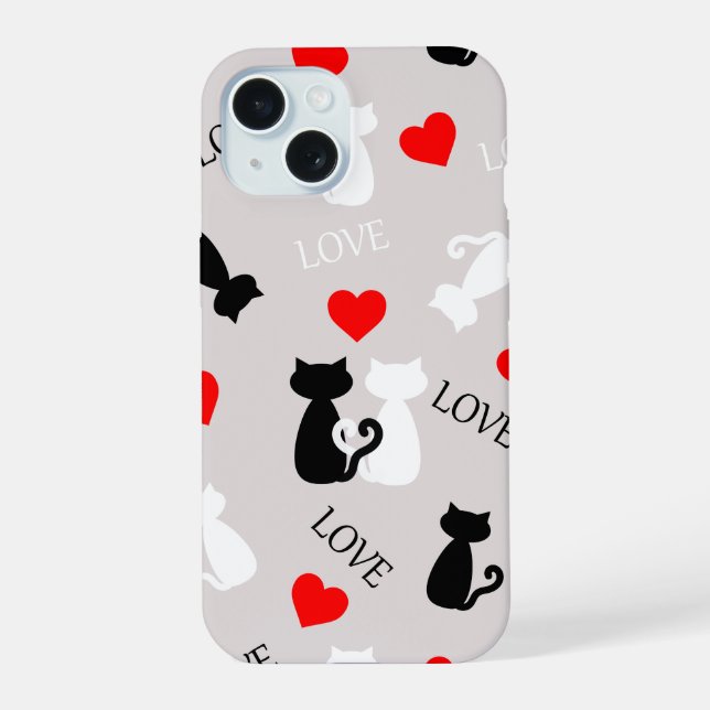 Smartphone case with cats (Back)