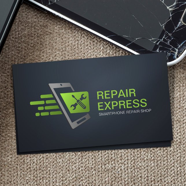 Smartphone Express Repair  Business Card (Creator Uploaded)