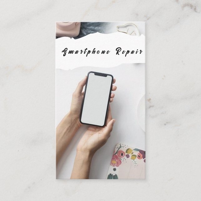Smartphone Mobile Phone Repair Business Cards (Front)