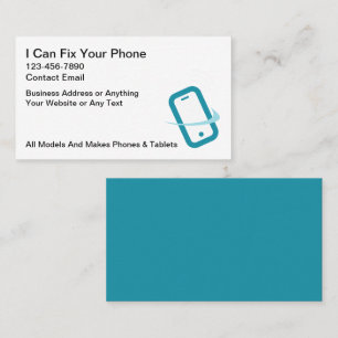 Smartphone Repair Services Business Cards