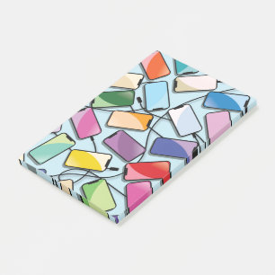 Smartphones with a notch post-it notes