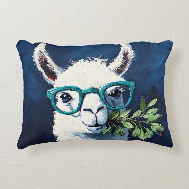 Smarty Llama Chic Decorative Cushion (Front)