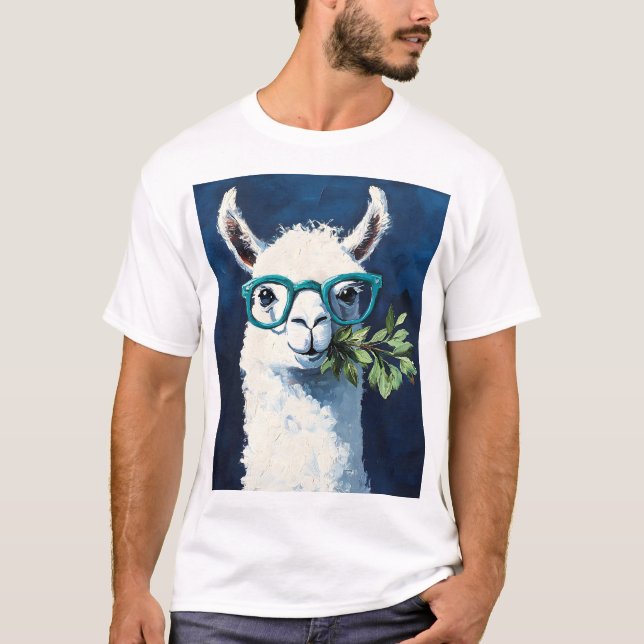 Smarty Llama Chic T-Shirt (Front)